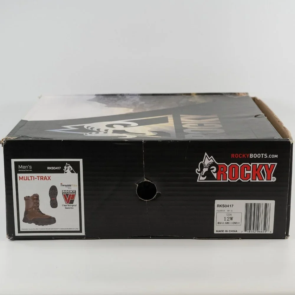Rocky Men's Multi-Trax 800G Insulated Waterproof Outdoor Boot RKS0417 Multi Size